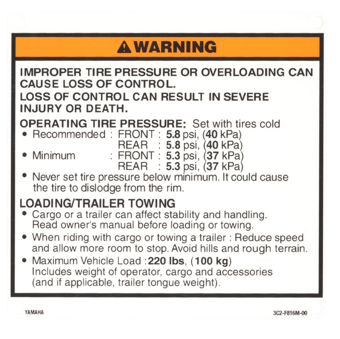 04252019Serigraph 20a - Power/Outdoor Warning Label