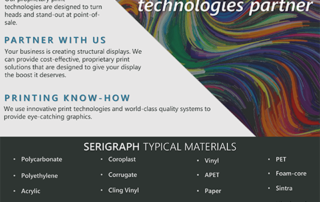 Serigraph Point of Purchase Selling Print to Display Accounts Sell Sheet 1 320x202 - Selling Print to Display Accounts